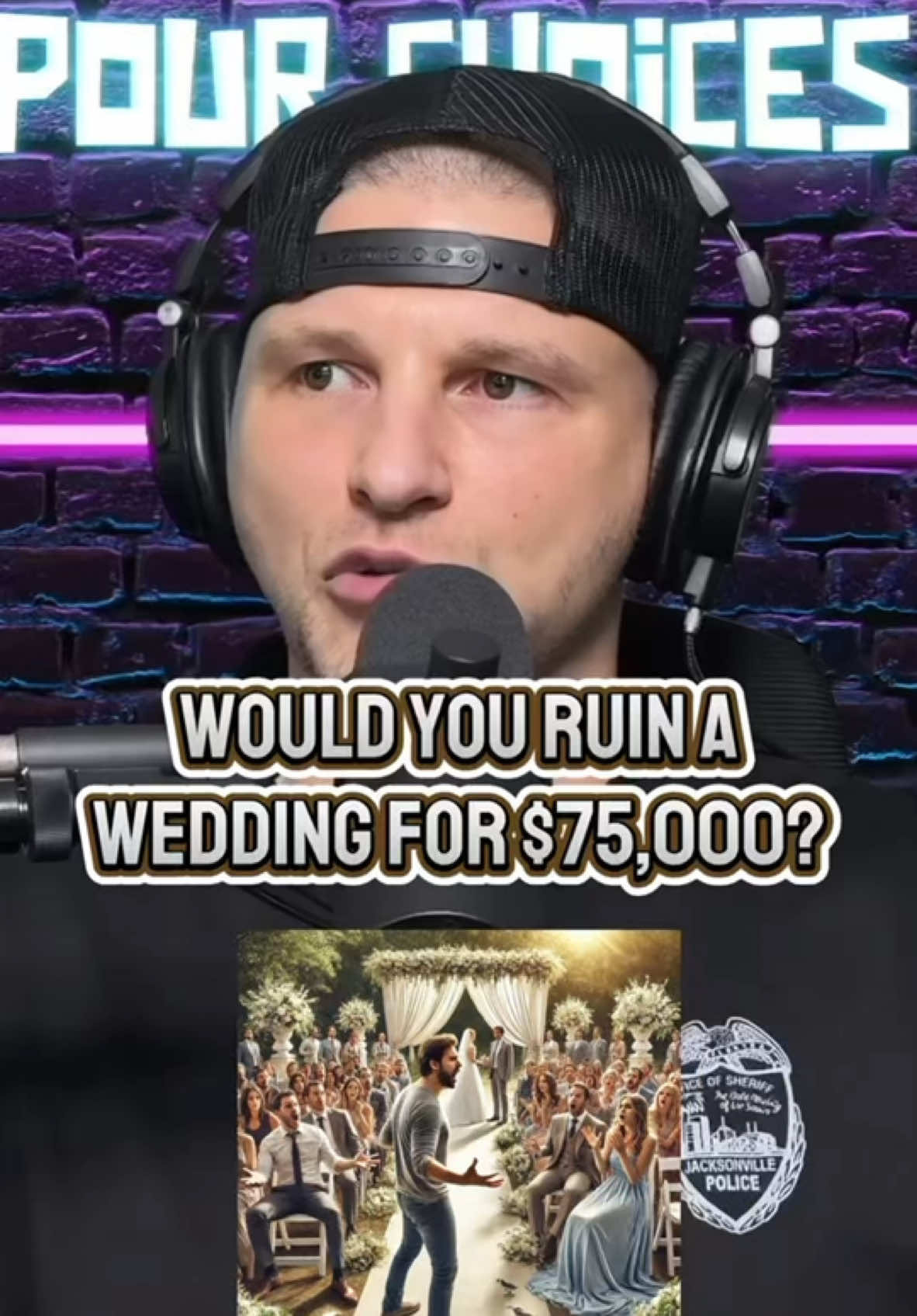 PROFESSIONAL WEDDING CRASHER! #funny #qotd #marriage #weddingcrashers #openbar 