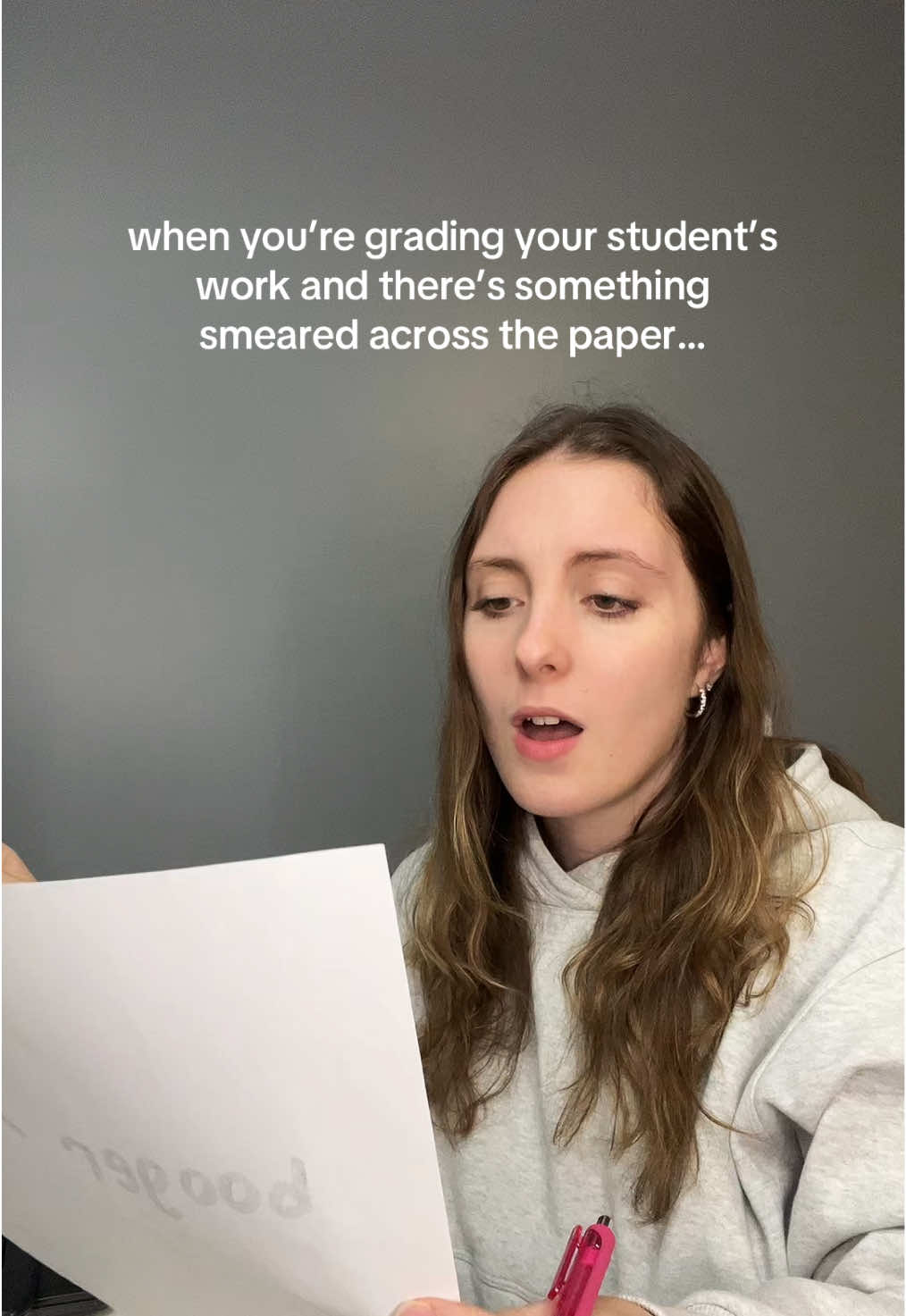 yes, I had to practice my teacher handwriting backwards lol 