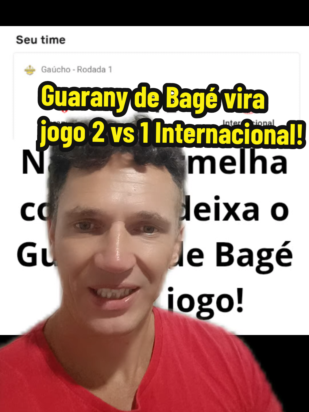 Guarany de Bagé vira jogo 2 vs 1 Inter! #vossdogigante  #noticiasdehoje  #timepovo  #FutebolGaúcho  #futebol  #sportclubinternacional  #Colorado  #Inter  #Internacional  #timedopovo 