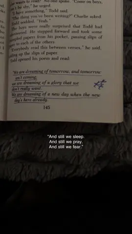 And still we sleep.. #deadpoetsociety #deadpoetssociety #book #booksarelife #poetry #classic #lettertoanoldpoet #poet #poetrylover #classics #booksoftiktok📚 