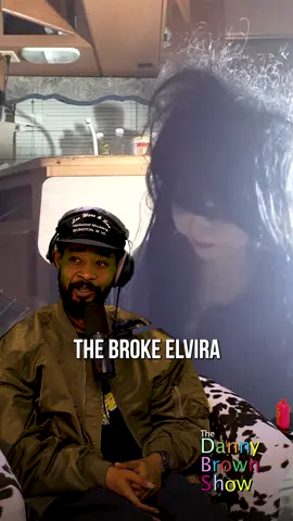 Broke Elvira SHREDDING. 🎸 #TheDannyBrownShow Ep. 139 with @mybrucebruce #TDBS #dannybrown #elvira #comedy #podcast #brucebrucecomedy
