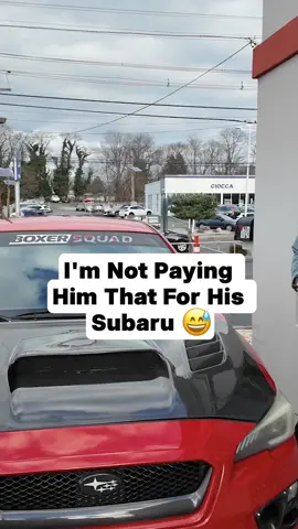 Dude wants to sell me his Subaru with 70K miles. The price gotta be a joke. #carbuying #usedcars #carnegotiation #carvaluation #cartradein #fy #fyp 