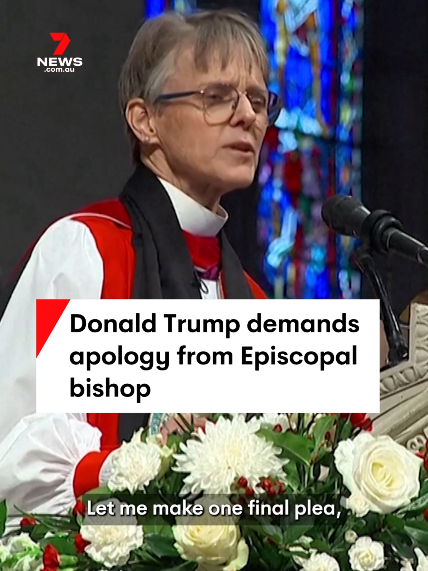 President Donald Trump said Episcopal Bishop Mariann Edgar Budde from Washington National Cathedral owes him an apology after she urged him to 