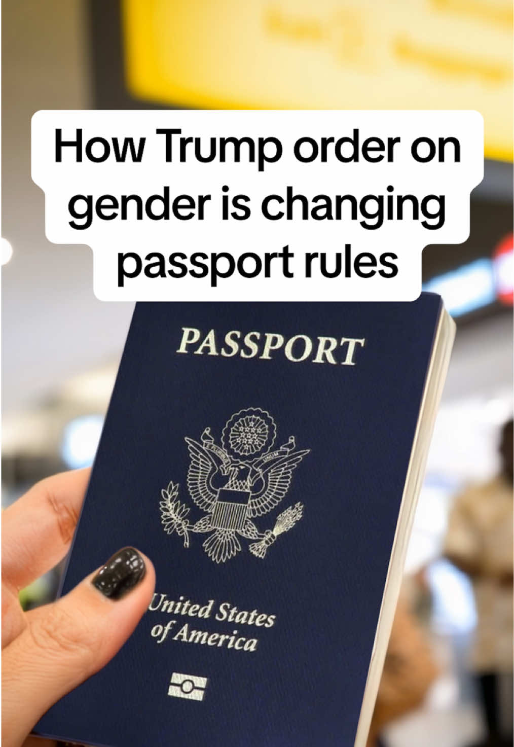 President #Trump’s executive order on sex and gender is already impacting federal government services, including the State Department’s passport website — where “X” is no longer an accepted gender.