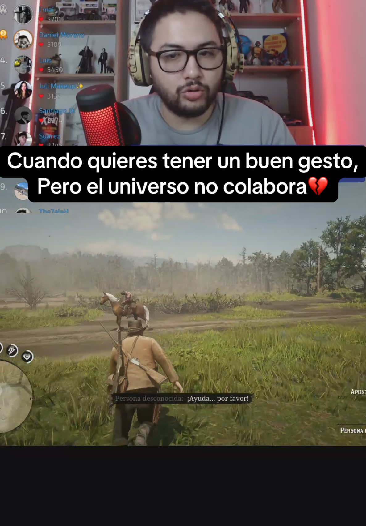 Qué pena con el parcero😔. #humor #reddeadredemption2 #rockstargames #fyp #entretenimiento #gaming #parati #LIVEhighlights #TikTokLIVE #LIVE 