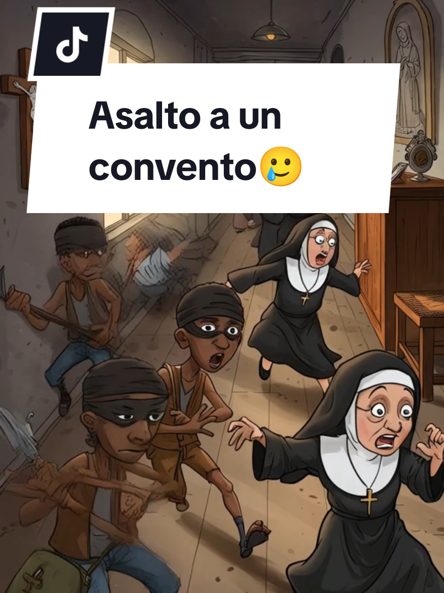 Asalt0 a un convento🥲 #chiste #chistesgraciosos #humorfamiliar #humorlatino #humor #chistes #humortiktok #comediahumor #