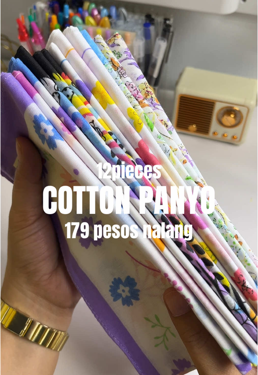 12pieces cotton panyo for only 179 pesos. #panyo #cottonpanyo #handkerchief #fyppppppppppppppppppppppp 