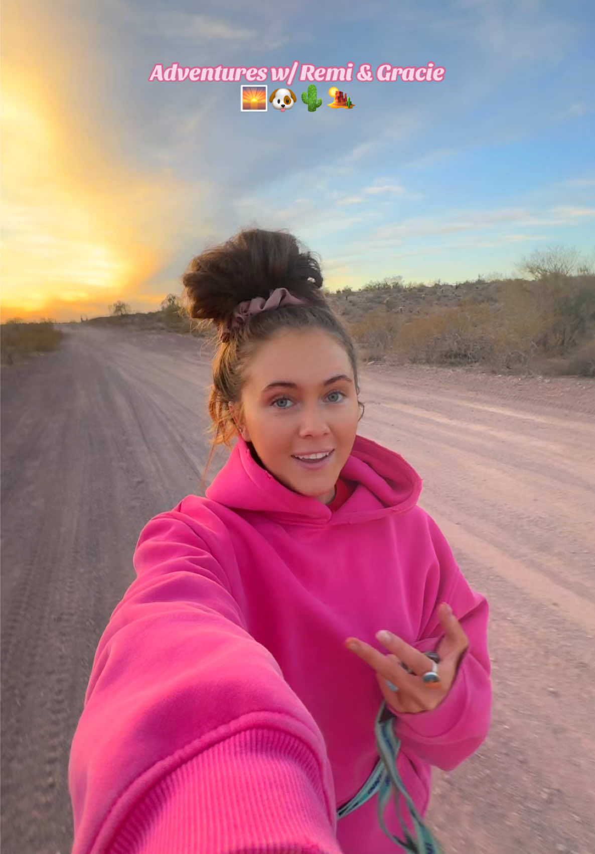 A girl & her Boy dog🐶🏜️🌵🥹