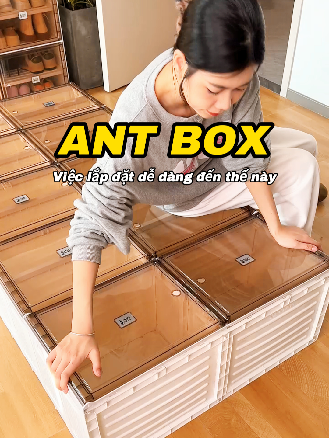 Này, bạn vẫn còn băn khoăn về sự lộn xộn của tủ giày à? Nhìn này! Đây không phải là hộp giày bình thường, mà là hộp giày gấp ANTBOX, phù thủy của không gian.#ANTBOX #ANTBOX #Trangđiểm #antbox #không #Trang Phục Tnt #tủquầnáo #Dunglượnglớn #homedecor #dungeonsanddragons #Tủ