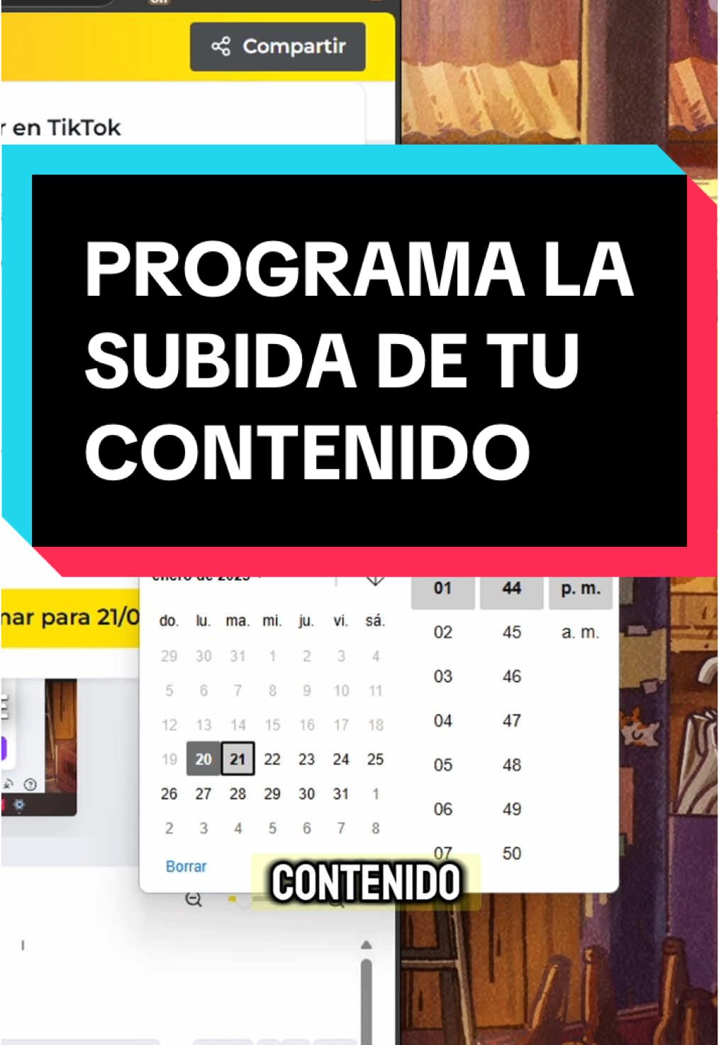 Aprende como programar tu contenido #streamers #stream  #nexusclips #streamerpequeño #OBS #twitchtok #twitchstreamers #fyp #Viral #parati #eleaxr #creadoresdecontenido #livestudio #TikTokLIVE 