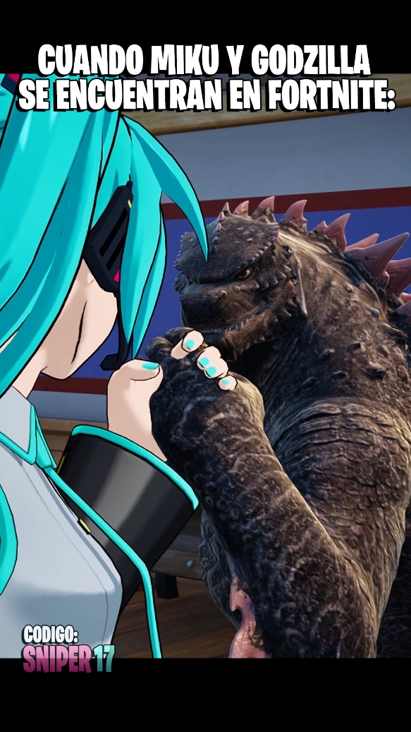 GODZILLA VIEJO SINVERGUENZA🗣 #memestiktok #godzilla #fortnitememes #hatsunemiku #fyp #fortnitefunny #fortnitemontage #funny 