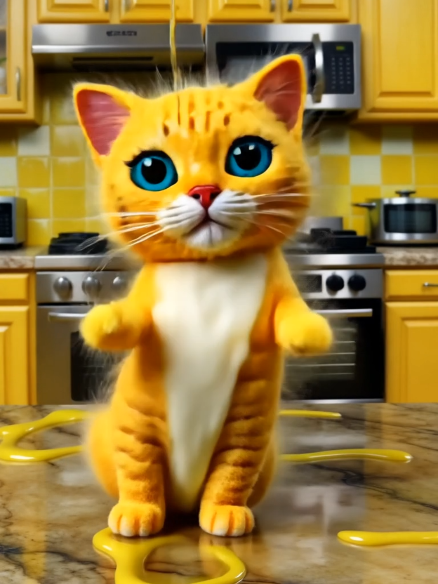 cheese cat dancing #petdance #funnydance #meowing #fyppp #cheese #funnyy