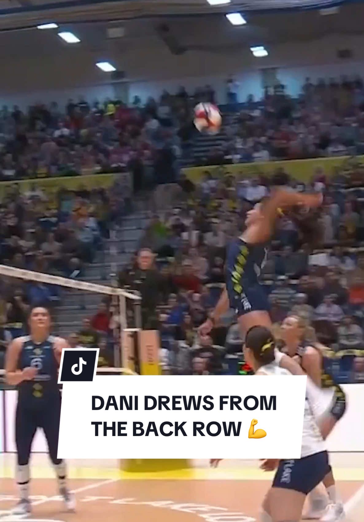 The @Utah Volleyball GOAT Dani Drews is back in her city doing her thing ☺️   Tune in now to see @LOVB Salt Lake Volleyball vs @LOVB Houston Volleyball on LOVB Live and DAZN!