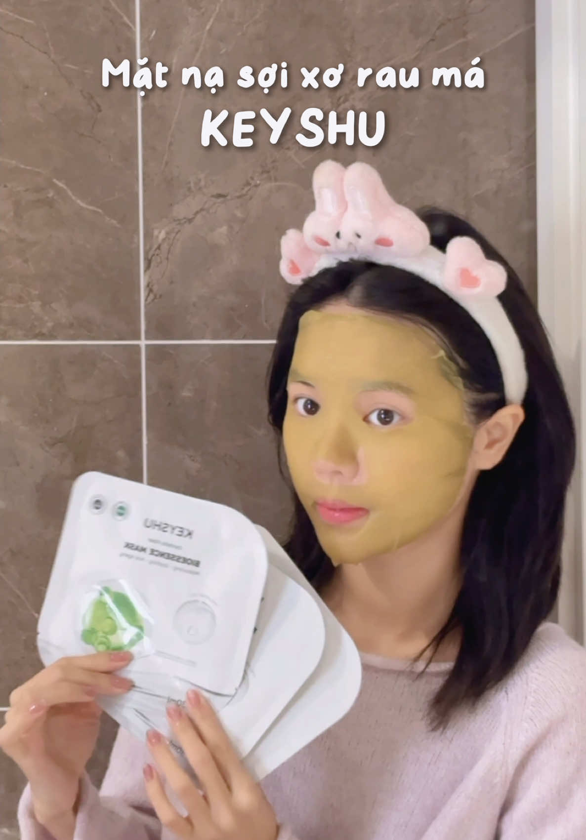 Thử thách 1 tuần chăm sóc bản thân để xinh hơn 💪🏻 #keyshu #centellafiber #mask #matnarauma #fyp #goclamdep #BeautyTok 