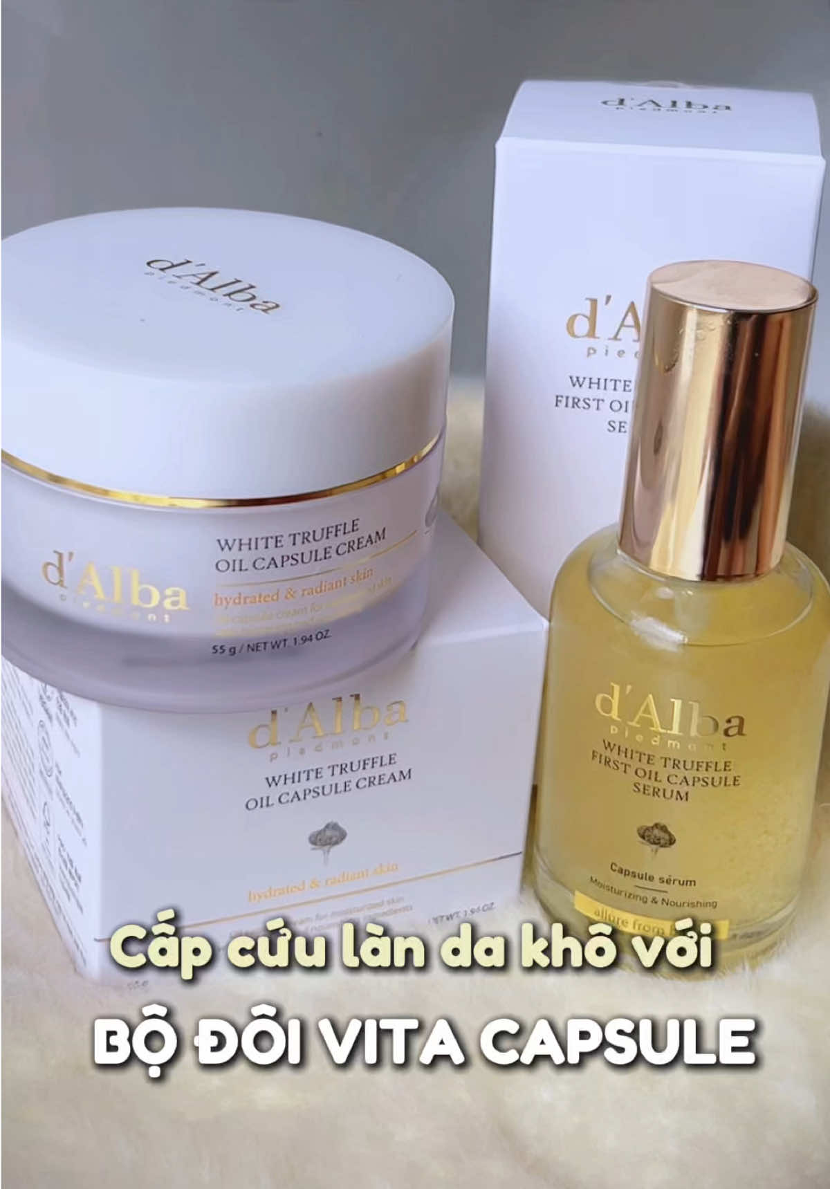 Bộ đôi Vita Capsule nhà d’Alba #fypシ #xuhuongtiktok #goclamdep #unboxing #ugc #dalba #skincare #skincareroutine 