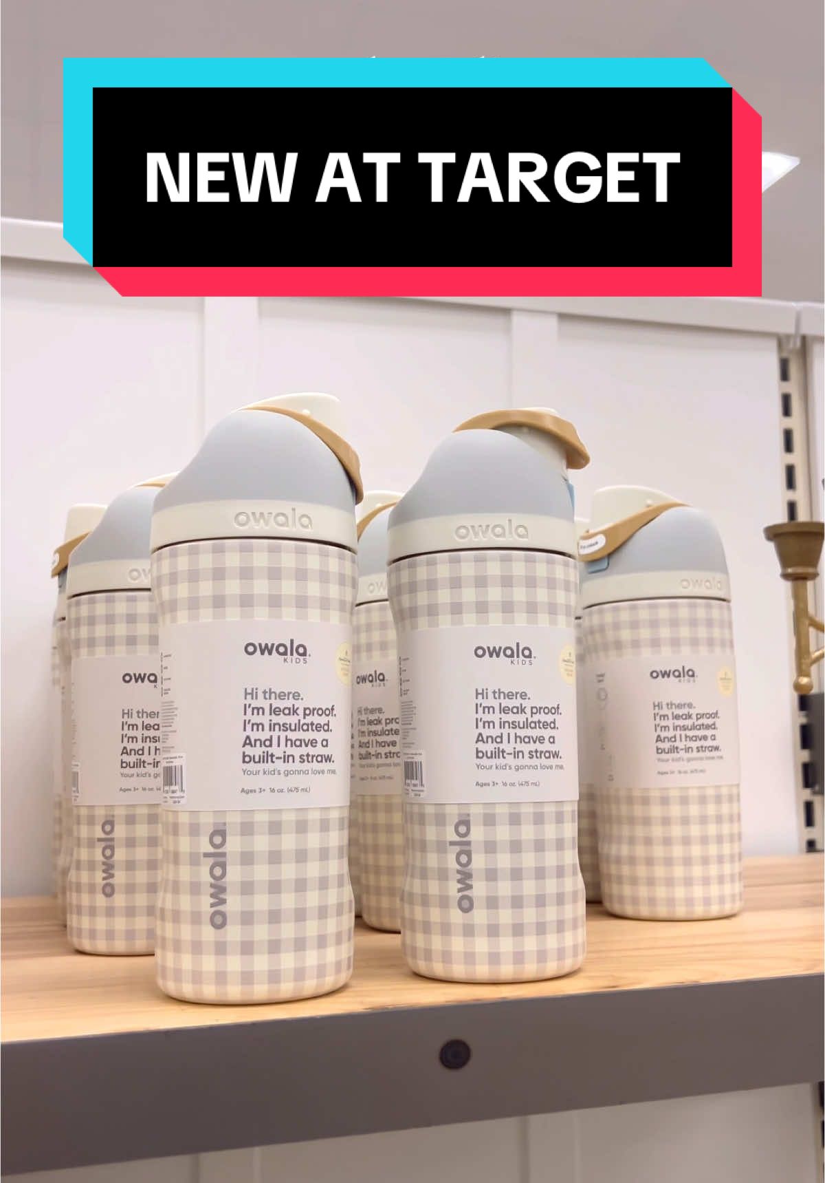 New at Target 🚨 #target #targetfinds #waterbottle #owala #homedecor #kitchen 