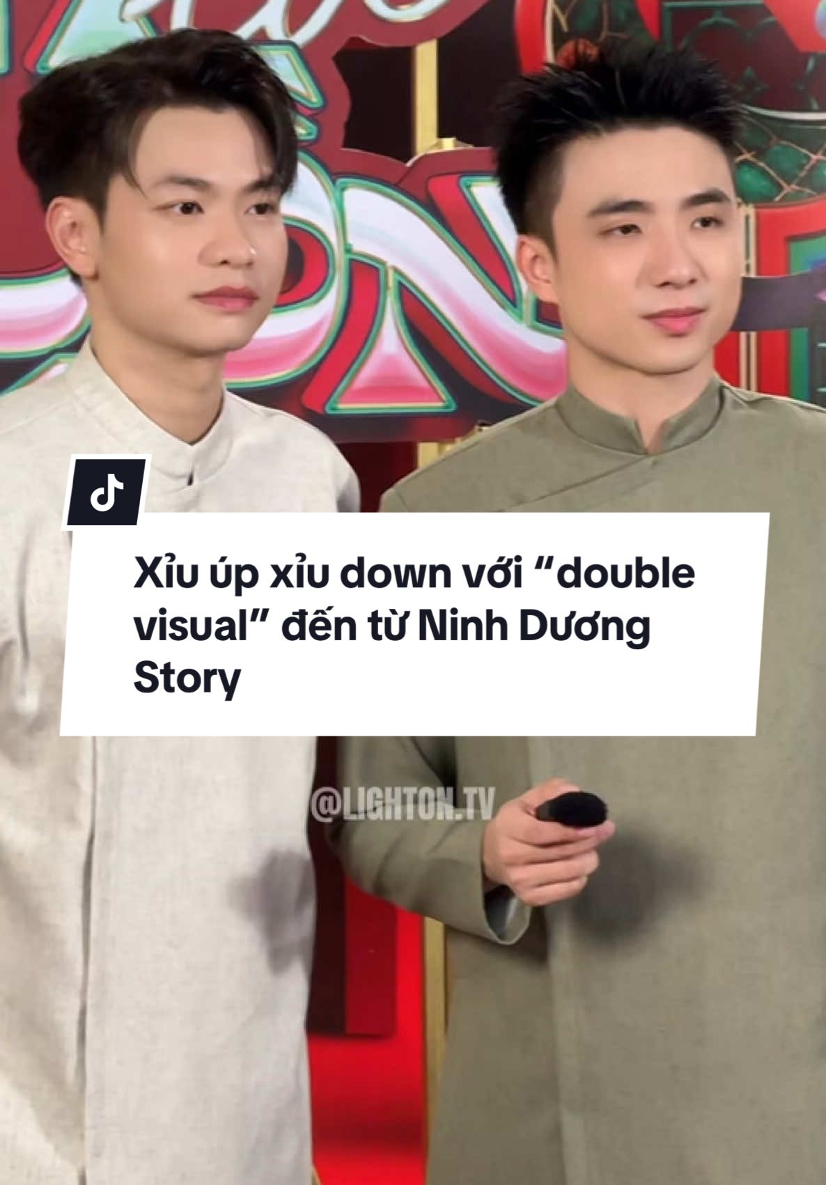 Nội dung clip là đẹp traiiiii🥰 #lightontv #tiktokviral #ninhduongstory #ninhanhbui #tungduong #vbizspotlight #tiktokgiaitri #trending #galanhacviet #gameshow 