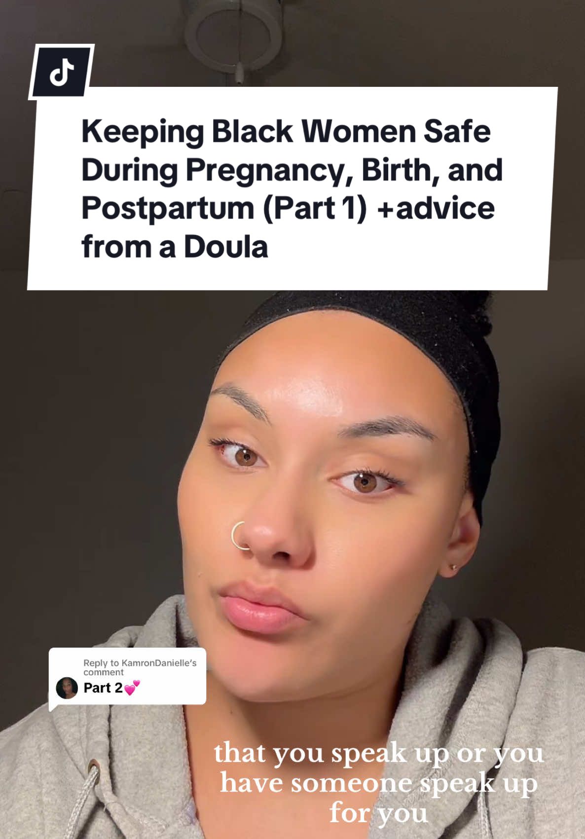 Replying to @KamronDanielle NEW SERIES: Keeping Black Women Safe During Pregnancy, Birth, and Postpartum part 1 (let me know if you have any specific topics you would like for me to cover) ✨ #firsttimemom #pregnancy #pregnancytiktok #laboranddelivery #pregnant #pregnanttiktok #birth #BlackTikTok #blackwomen 