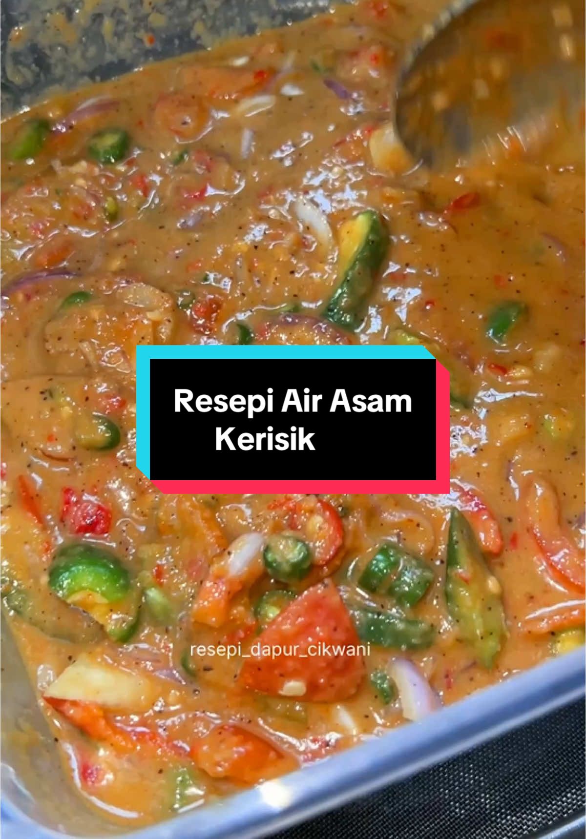 Resepi air asam kerisik..Dlm video ni akak letak bwg putih,ada org dia tk letak..jd jgn nk pelik sgt lah sbb dlm masak ni tak de istilah salah atau betul..masak ikut selera masing2 janji sedap di makan✌️ #fyp #viral #resepidapurcikwani #MakanLokal #menukampung 