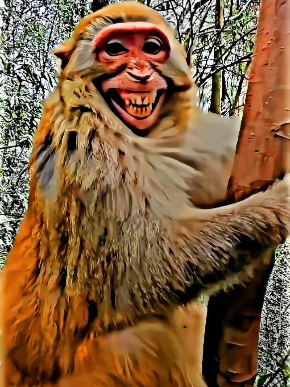 monkey funny video 🤣  . . . . . #fyp #fyppage #foruyou #fypviralシ #fypviraltiktok🖤シ゚☆♡ #shorts #trendingvideo #monkeysoftiktok #monkeyface #newtrend #foryoupage❤️❤️ #funnytiktok #theforestanimal 