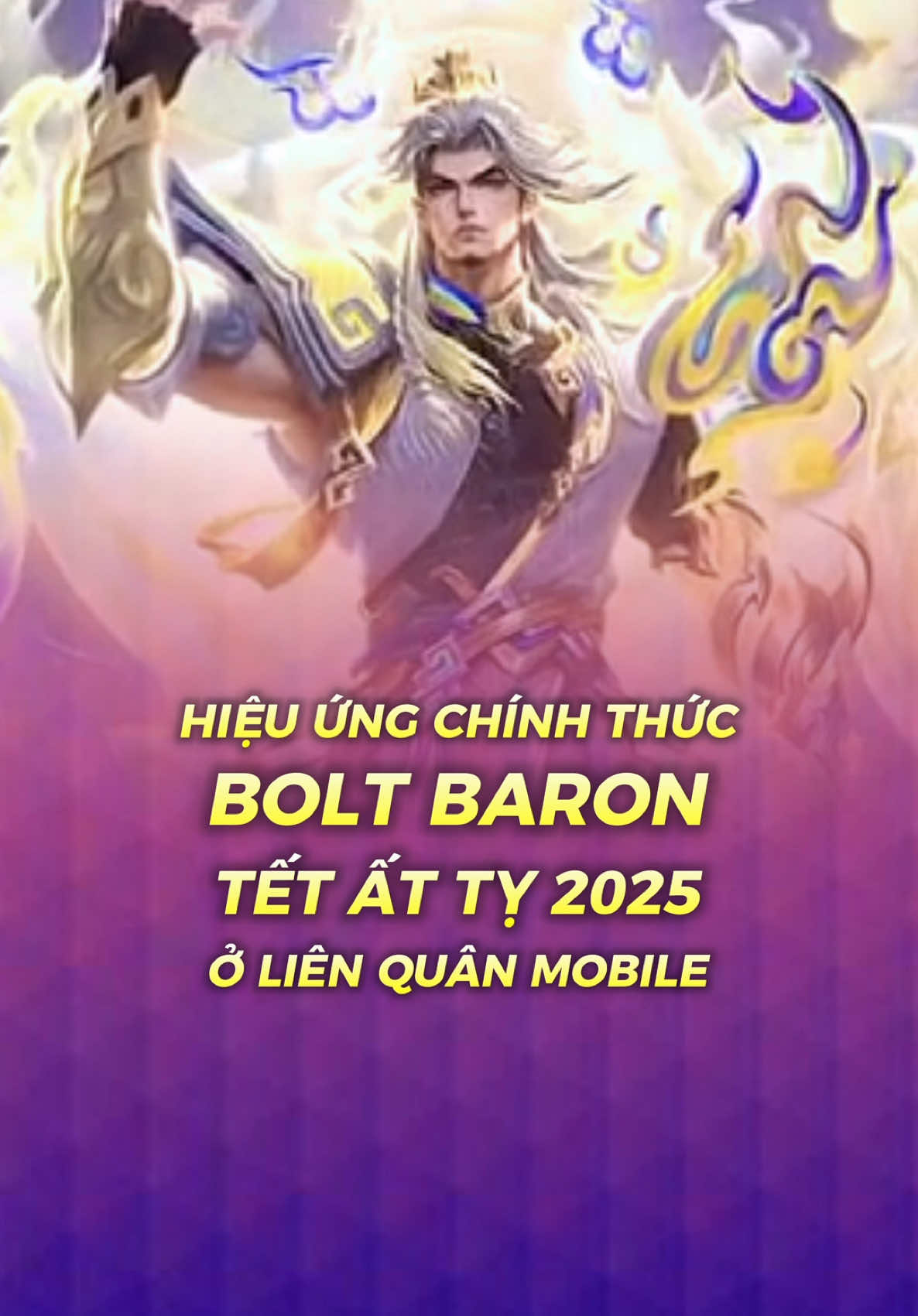 Hiệu ứng chính thức Skin Bolt Baron Thiên Phú Tư Mệnh sắp ra mắt ở Liên Quân Mobile ⚡️ từ KOB #LiênQuân #lienquan #LiênQuânMobile #lienquanmobile #lienquantiktok #archangel2909 #GamingOnTikTok #WhatToPlay #NewSkin #NewSkinAOV 