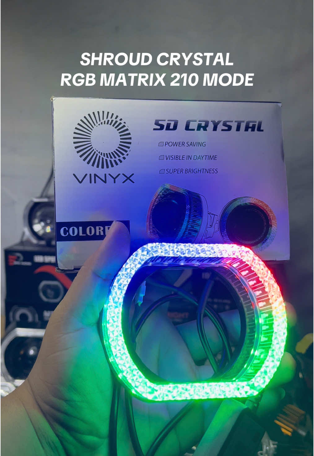 Shroud Bmw RGB Crystal Akrilik 210 Mode  #shroudrgb #shroudbiled #shroudbmw #matrix #biledmatrix #biledrgb #biledprojector 