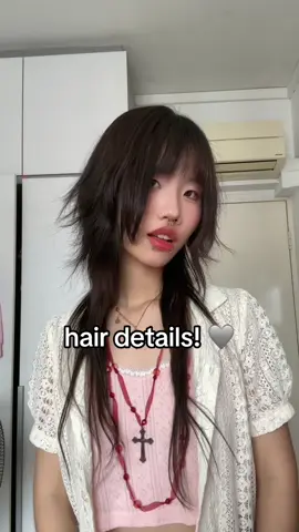 Replying to @°🌷sage🌷° sooo many ppl asked about my hair in a previous vid, it looks different here cuz i styled it for an interview, but still the same! 😙🩶   #haircut #wolfcut #jellyfishhaircut #hair360 #wolfcuthair #hairstyle #05 #fyy #fyp 