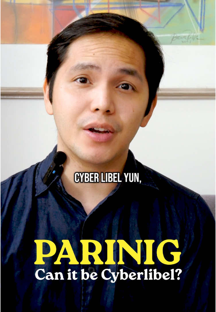 Pag nagparinig lang ba, pwede nang kasuhan? #cyberlibel #criminallaw #LearnItOnTikTok #learnitontiktok #jurisdeggies #lawyercouple 