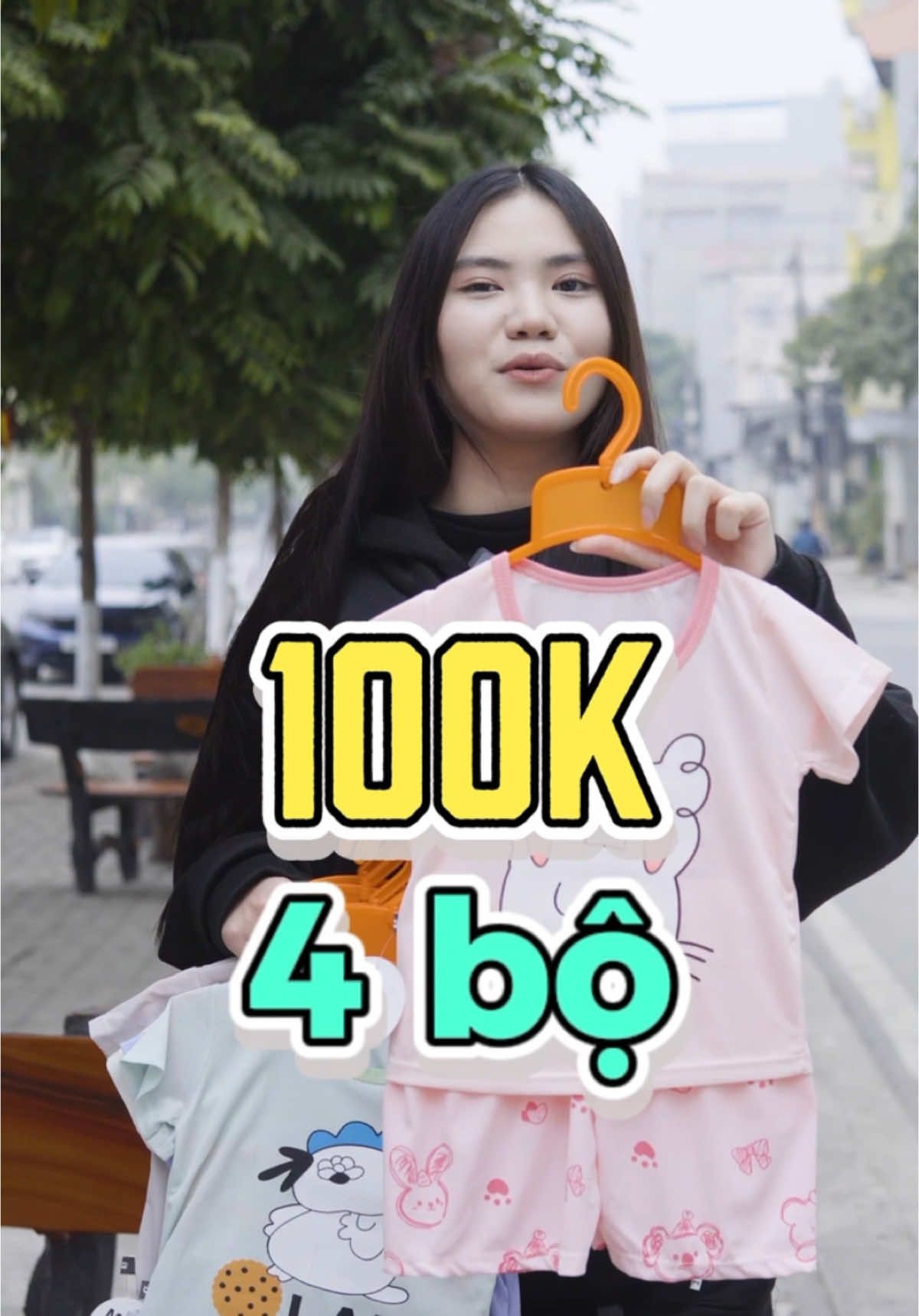 100k 4 bộ cực rẻ luôn mn ơi #dotreem #babykids #quanaotreem #thuntamlanh #aoxinh #dochobegai 