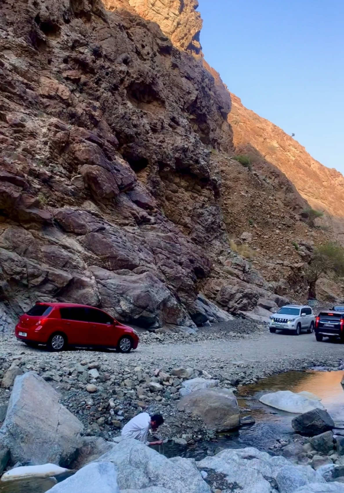 Escape the hustle, embrace the calm at Wadi Shees 🏞️🍃  . . . . . . . . . . #WadiShees #UAEAdventures #HiddenGemsUAE #NatureVibes #ExploreUAE #HikingLife #ScenicViews #NatureLovers #TravelDiaries #WadiVibes #FYP #ForYouPage #TrendingNow #ExploreMore #NatureEscape #tiktoktravel #ViralTravel #UAEViews #SereneSpots #DiscoverUAE #TikTokExplore #AdventureAwaits #ForYou #TravelGoals #PeacefulPlaces 