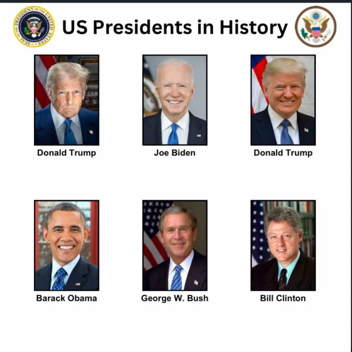 Usa Presidents So far #foryou #usa🇺🇸 