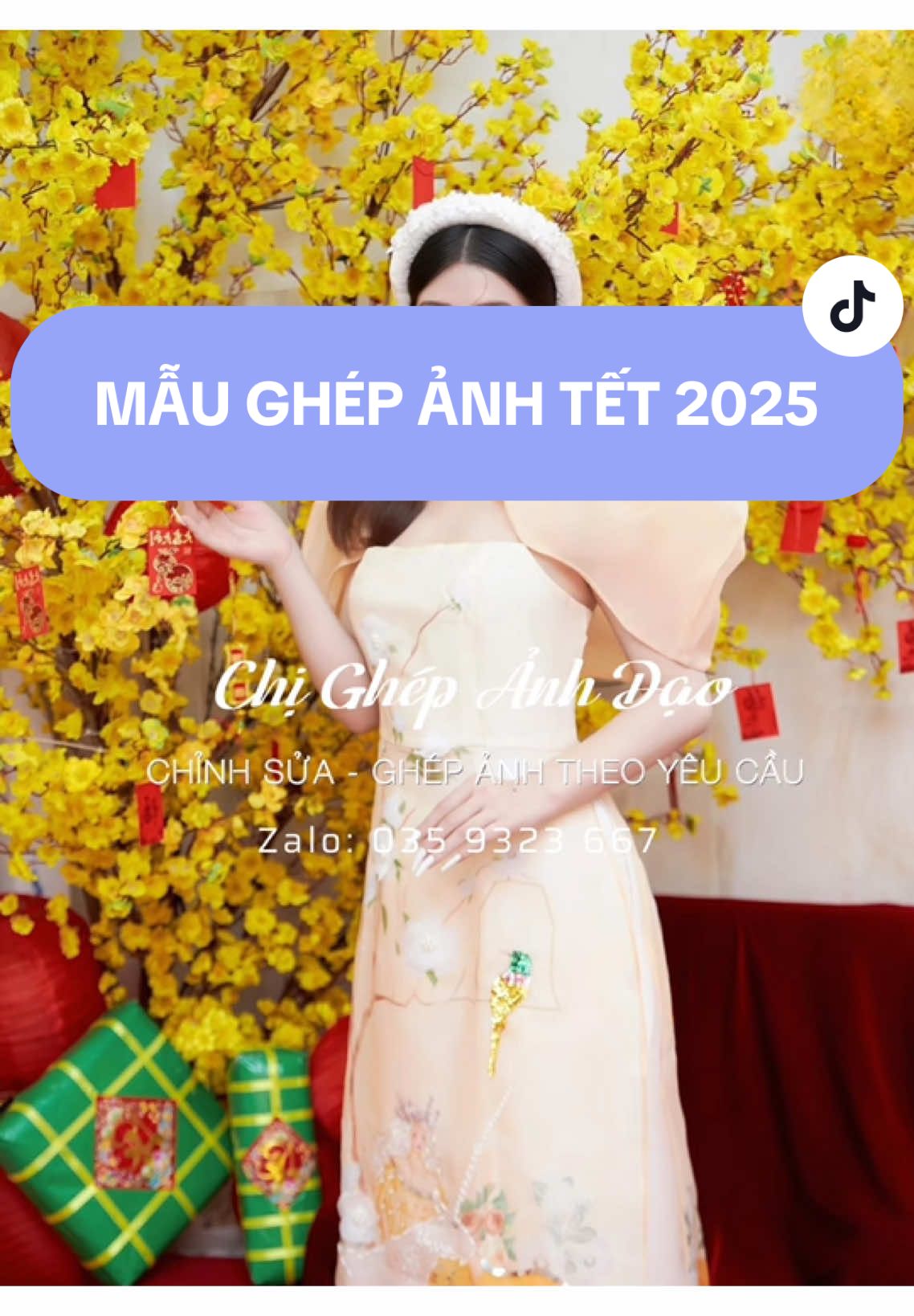 Mẫu ghép ảnh Tết 2025 cực xinh. K đi chụp  đc thì giờ ghép vẫn kịp nha ❣️#ghepanh #ghepanhtet #tet2025 #xuan2025 #xuhuong #thinhhanh #ghepanhnghethuat #ghepmat #ghephinh #ghepanhtheoyeucau #ghepanhxinh #trending 