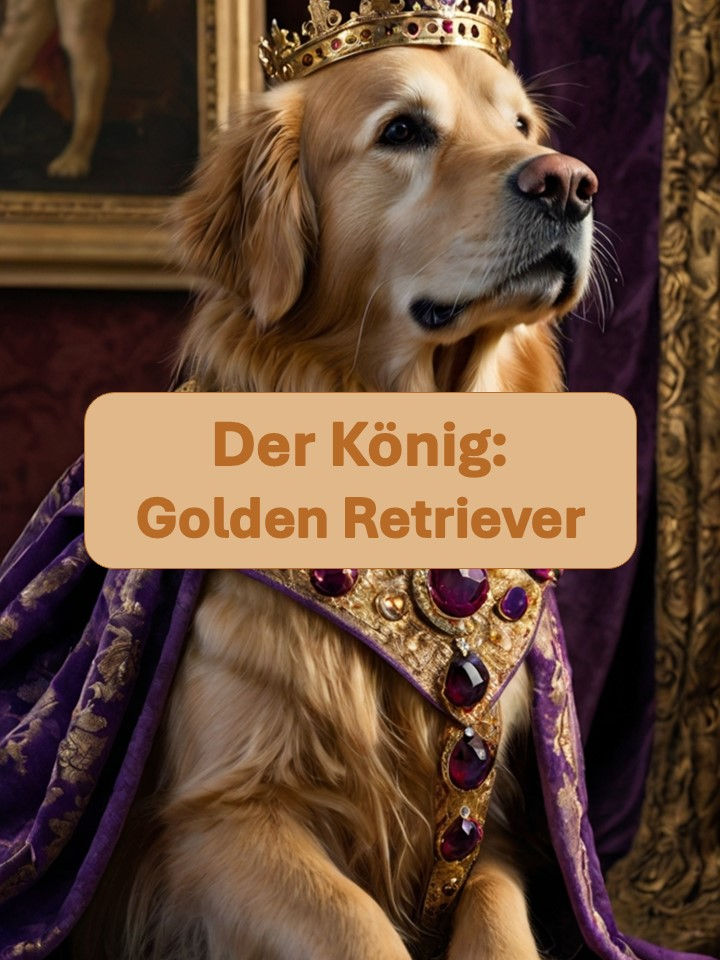 Der königliche Golden Retriever #hund #hundesvideos #goldenretriever