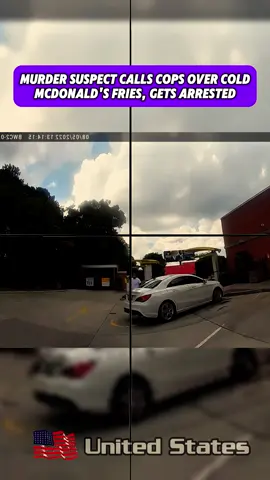 Murder Suspect Calls Cops Over Cold McDonald's Fries, Gets Arrested | Part 1 #cops #copsoftiktok #police #policeofficer #law #viralvideo