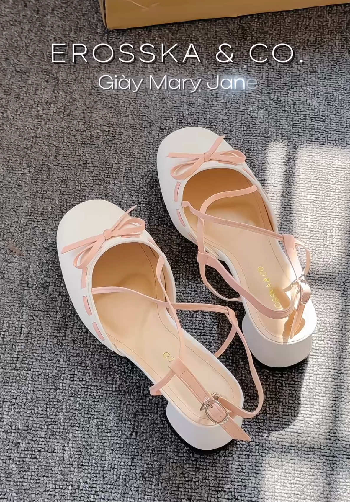Bà nào gu tiểu thư nhẹ nhàng thì tham khảo em giày này nha, siu xinh luôn á 😍 #erosska #giaymaryjane #giaycaogot #giayxinh #giaydep #tiktokshoptet #trending #imkunn 