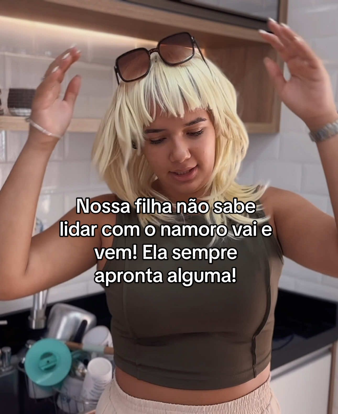 Nossa filha não sabe lidar com o namoro vai e vem! Ela sempre apronta alguma! #tamara #tamarakastro #novelas 