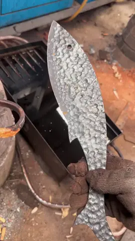 Heat treating the exposed edge