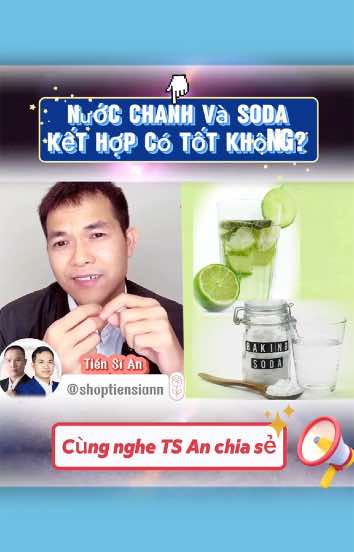 Nước chanh và Soda kết hợp có tốt không? #shoptiensiann #tiensian #tsdsngocan #songkhoe247 #suckhoemoingay 