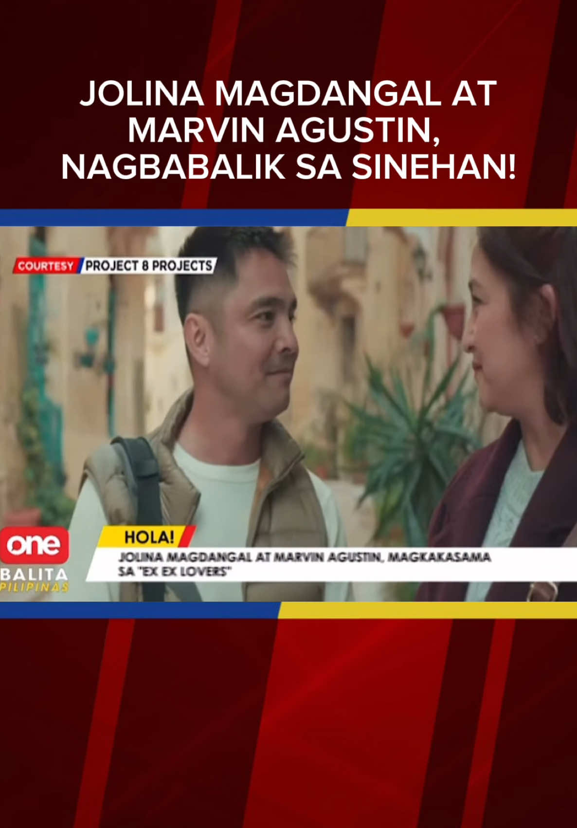 JOLINA MAGDANGAL AT MARVIN AGUSTIN, NAGBABALIK SA SINEHAN! #JolinaMagdangal at #MarvinAgustin, magkakasama muli sa #ExExLovers. #oneph #newsph #SocialNewsPH