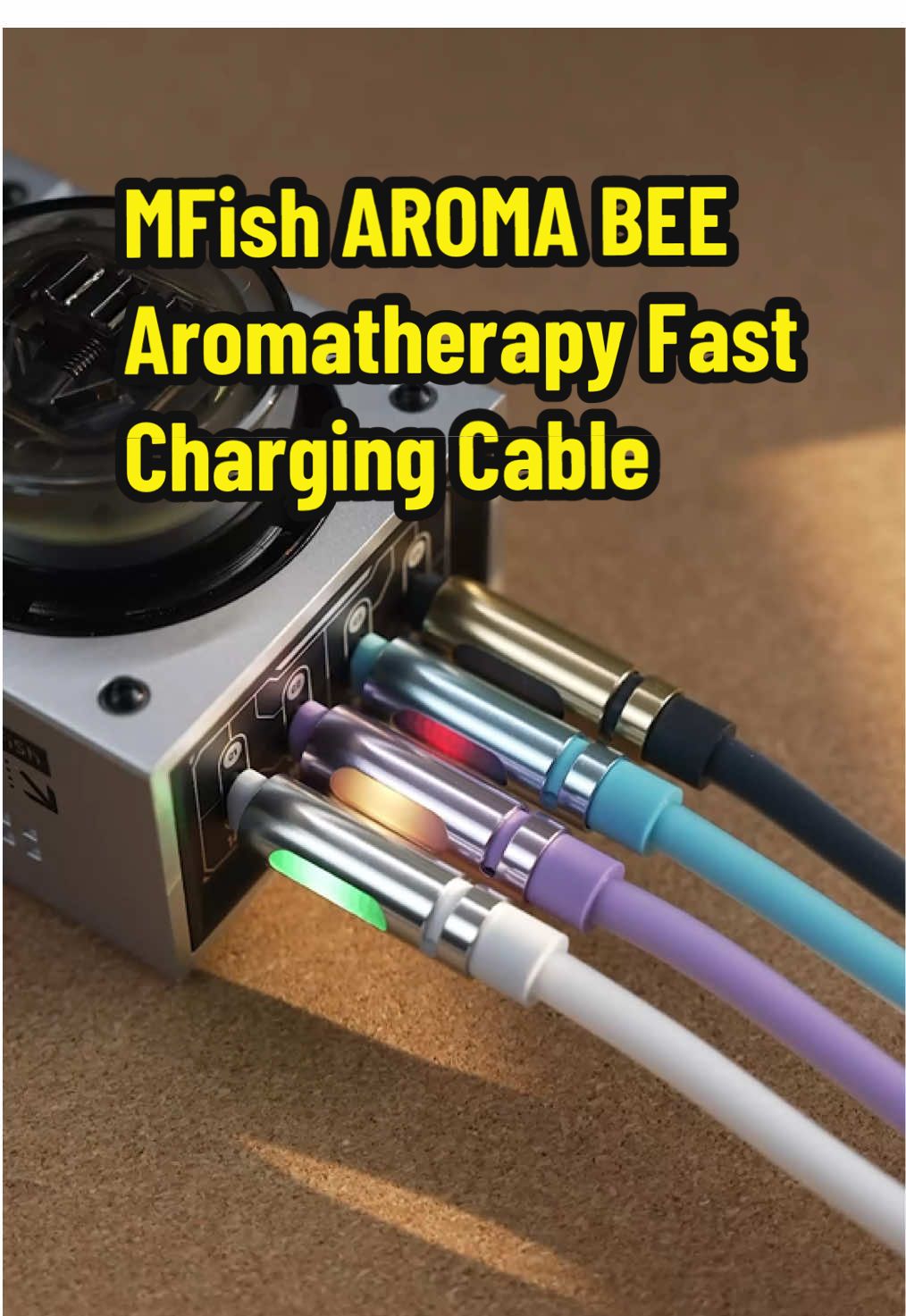 MFish AROMA BEE Aromatherapy 240W-USB C Fast Charging Cable#valentinedayspecial #mfishchargingcable #Mfish #Aromatherapy #Fastchargingcable #Fastcharging #USBccord #ttstastemakers #techtok