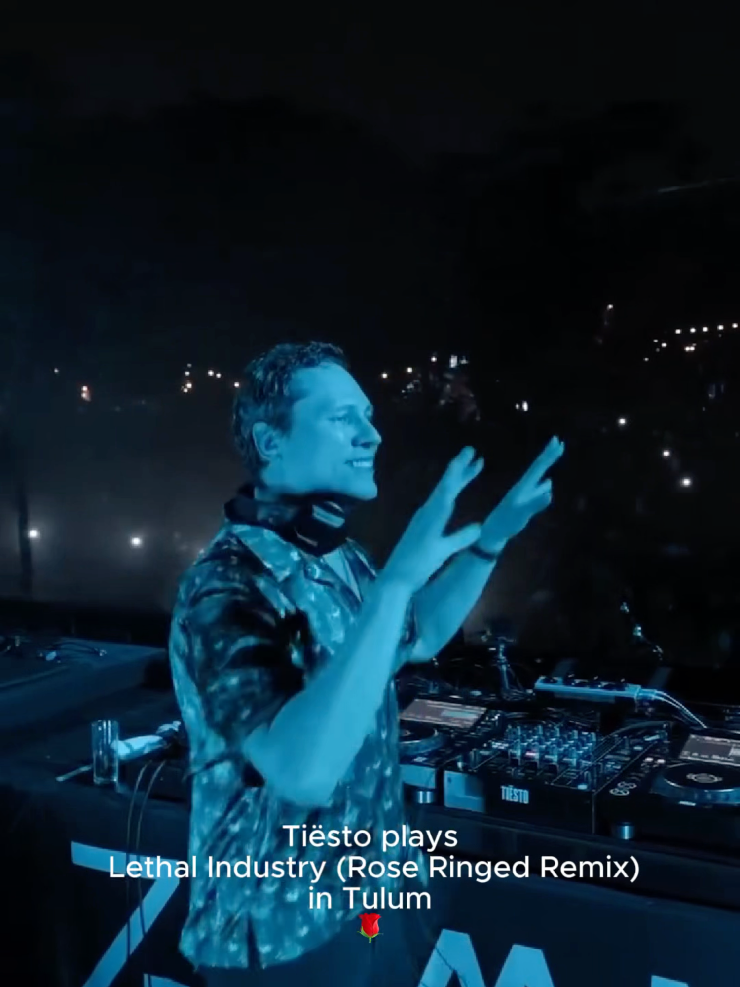 @tiesto played @roseringed's killer remix of his iconic track 'Lethal Industry' at @zamna.music festival in Tulum 🇲🇽🔥 Who was lucky enough to see this live? 🤩  #musicalfreedom#tiesto#newmusic #outnow