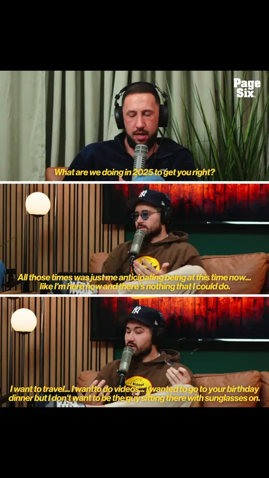 YouTuber Mike Majlak asks Jeff Wittek how he can help amid Jeff's ongoing mental health struggles following multiple eye surgeries. 💔 📸: JEFF FM/YouTube