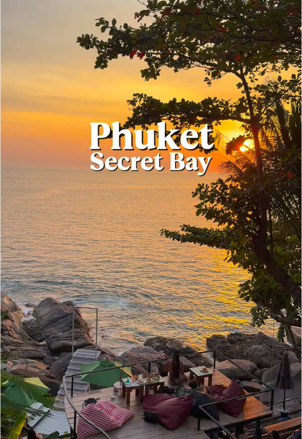 Save this secret bay cafe in Phuket 🌅 ⠀ 📍Secret Bay Phuket @secretbayphuket ⠀ Photogenic beachfront cafe with relaxing atmosphere 🏝️ ⠀ Food and drinks was so delicious, my favorite is spaghetti tom yam and mango sticky rice 😋 ⠀ Located in Kalim Bay, this newly opened cafe must visit! ⠀ #phuket #thailand #secretbay #hidden #cafe 