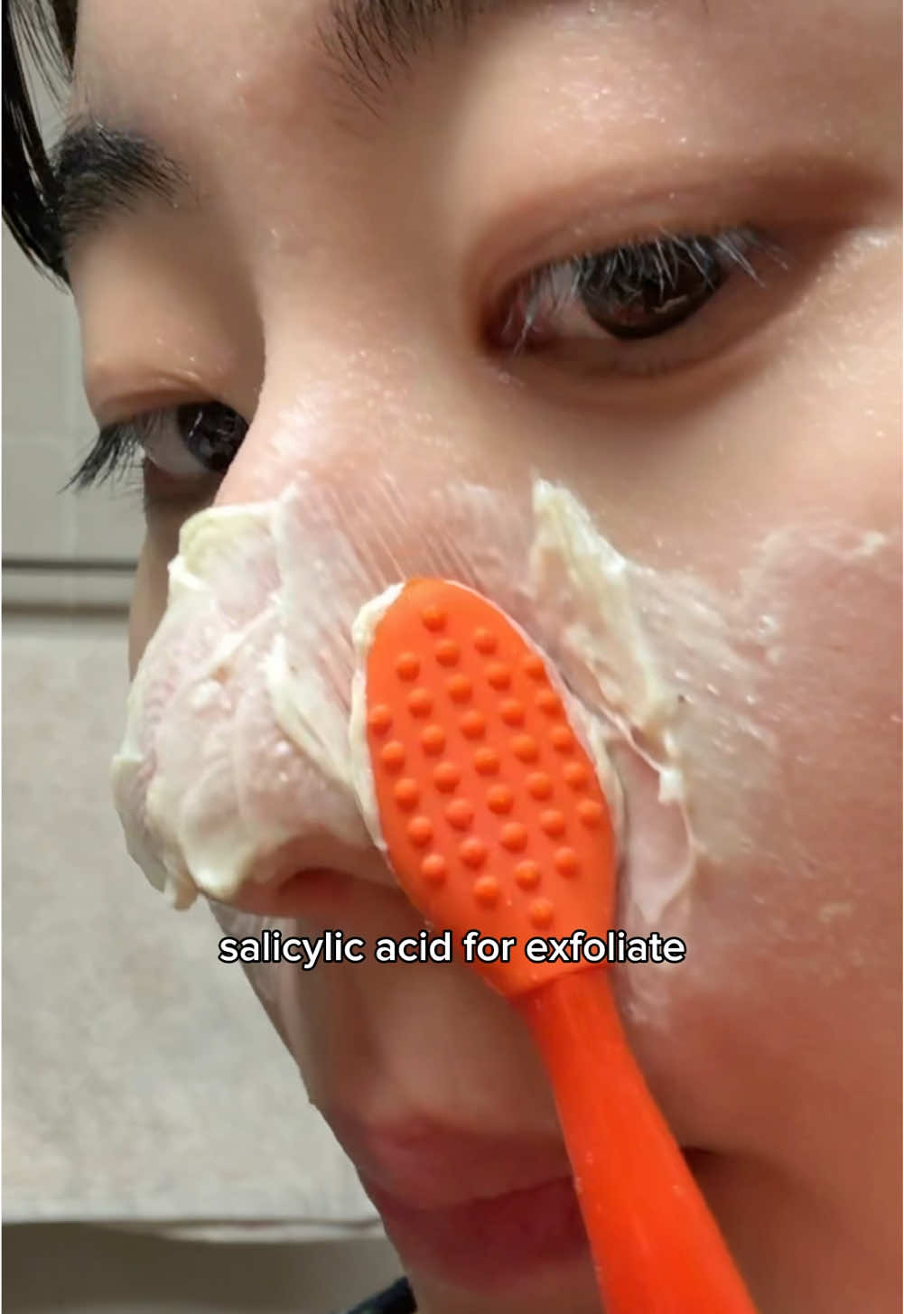 pore brush+BHA⁉️ cr:@MilkyDew🥛  #skincare #pores #sebaceousfilament #blackhead #porebrush #porecleansing #bha #cleanser #exfoliate #skincaretips #koreanskincare #kbeauty #orien #fyp