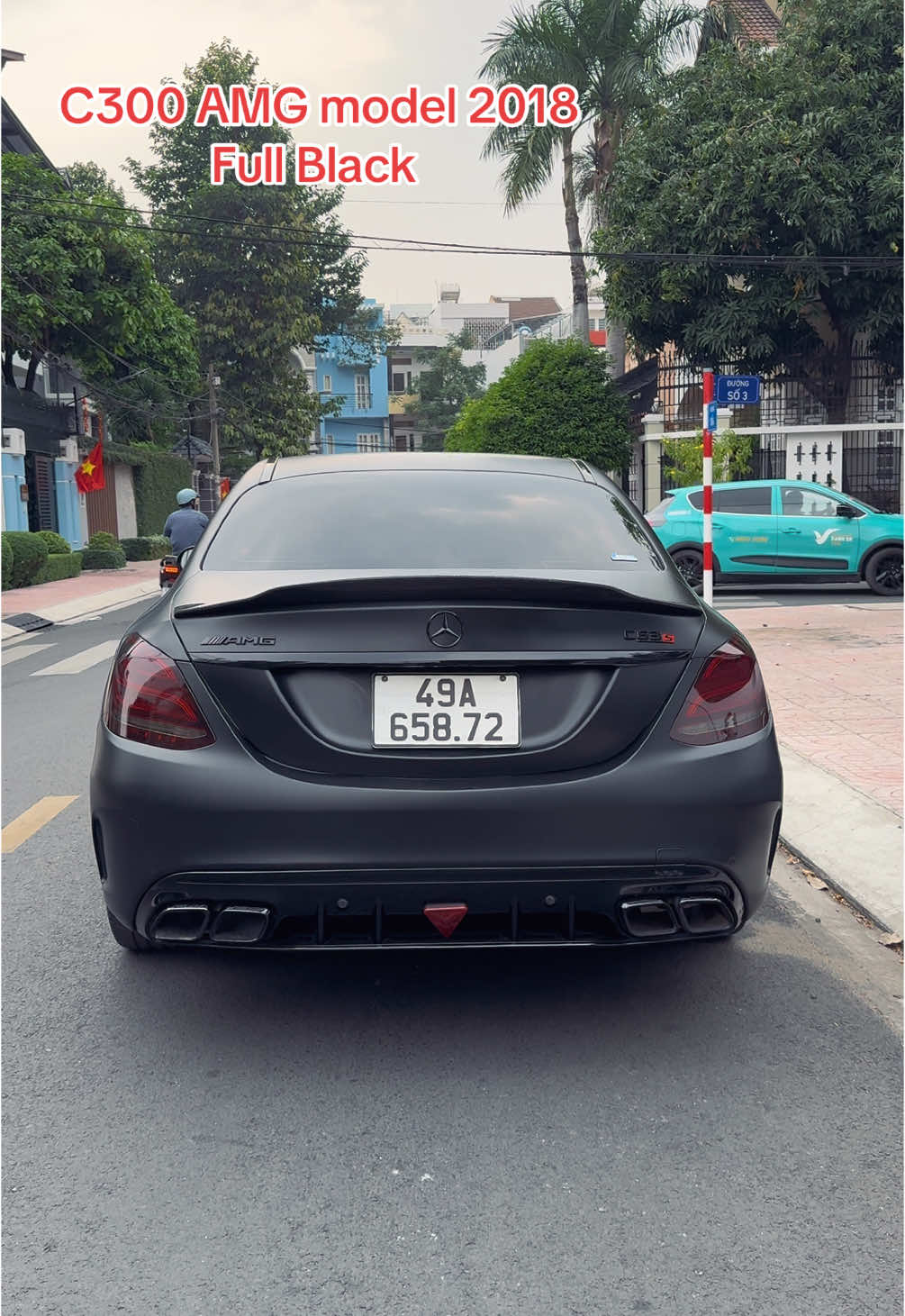 Mercedes C300 AMG model 2018 upp C63 full black gia chi ngang con Mazda 3 Gọi e 0396.271787 #forsale0396271787 #mercedes #e300amg #c300amg #trungxe #hồngphúcauto 