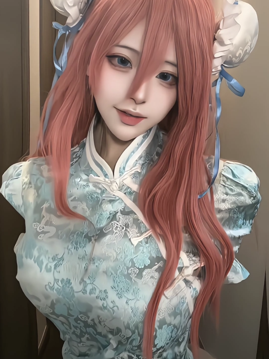 sentuhan cinta miku🗿 #chinagirl #douyin抖音 #cosplay #fyp #miku #nakanomiku 
