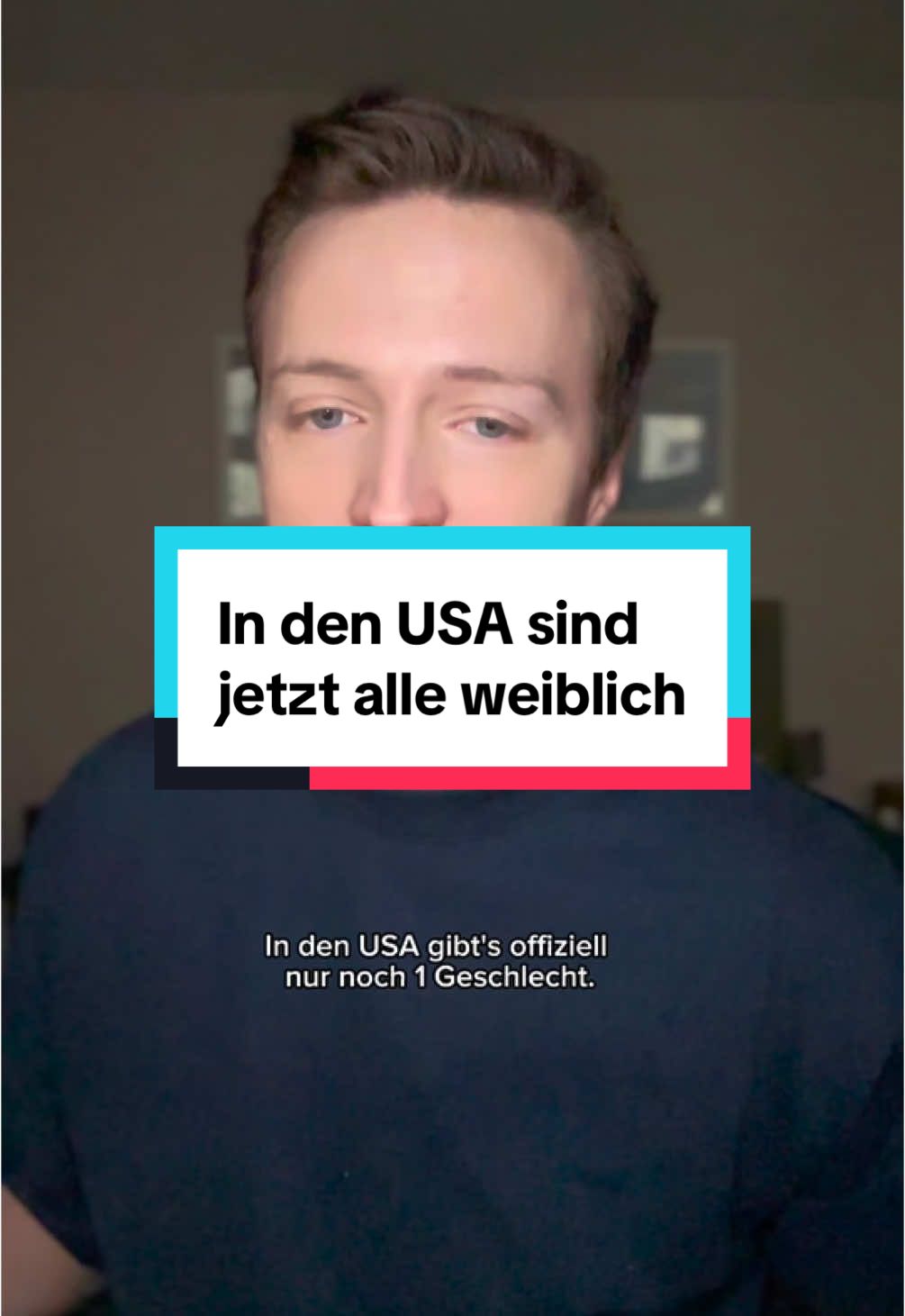 Ja, jetzt gibts in den USA offiziell nur noch ein Geschlecht. Glückwunsch. Donald Trump hat nämlich direkt auf der Website vom Weißen Haus festgelegt, wer als männlch und als weiblich gilt und weiblich definiert - und entscheidend ist hier in Zukunft der Zeitpunkt der Empfängnis. Das soll natürlich eine Schritt gegen trans Menschen sein. Das Ding ist aber: Zum Zeitpunkt der EMPFÄNGNIS sind alle Menschen weiblich. Alle Embryos entwickeln zunächst weibliche Geschlechtsmerkmale, und erst nach 6 Wochen bilden sich bei manchen dann die männlichen Merkmale heraus.  Wenn nach Trumps Erlass jetzt also Zeitpunkt der Empfängnis über das Geschlecht bestimmt, dann sind alle Menschen in den USA jetzt gesetzlich weiblich.  Merkt ihr, wie absurd das ist? Wenn Menschen, die keine Ahnung vom Thema Geschlecht haben, versuchen, darüber Politik zu machen? Die körperliches Geschlecht mit Geschlechtsidentität gleichsetzen? Suprise - Geschlecht ist nun mal vielfältig. Sex Transfeindlichkeit hat Trump Wählerstimmen gebracht, weil er damit ein gesellschaftliches Feindbild heraufbeschwören konnte. Aber das alles geht halt komplett an der Realität vorbei. Und wie absurd das ganze ist, wird dann durch solche Geschichten deutlich.  #queer #trans #gender #trump