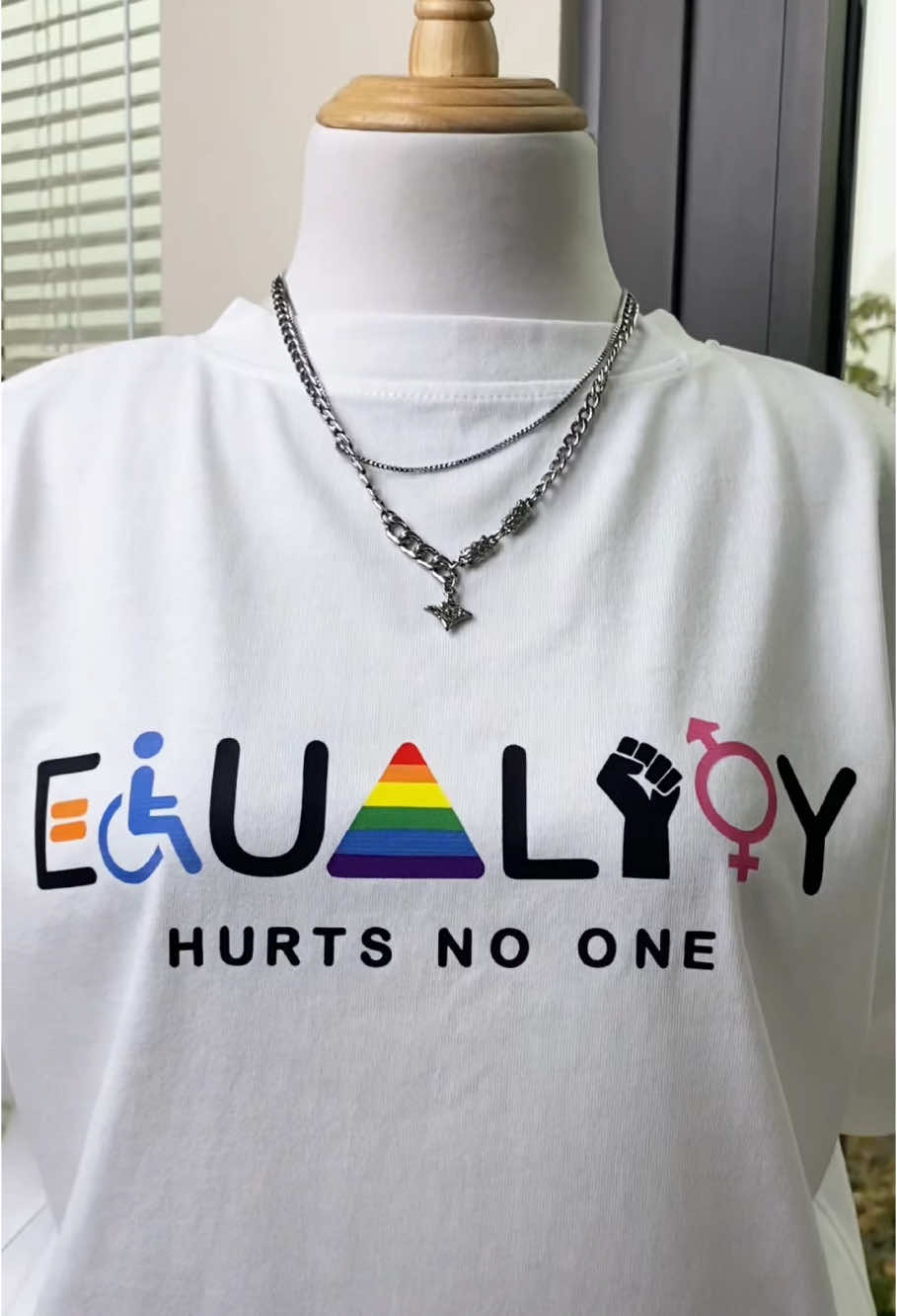 I love this shirt so much💙 #equality #equalityforall #equalrights #remalerage #womenpower #women #womenleaders #Femininomenon #shirt #FemininityUnleasheday #StrengthAndGrace #FemininePhenomenon #StyleAndPower #lgbt #lgbtq #lovewins #LoveIsLove #rainbow #graphicdesign #printed #tshirt