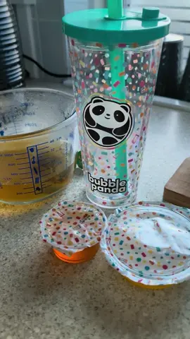 My daughter loves a bubble tea and @Bubble Panda never fails 👌💜 #tea  #bubbletea #fyp 
