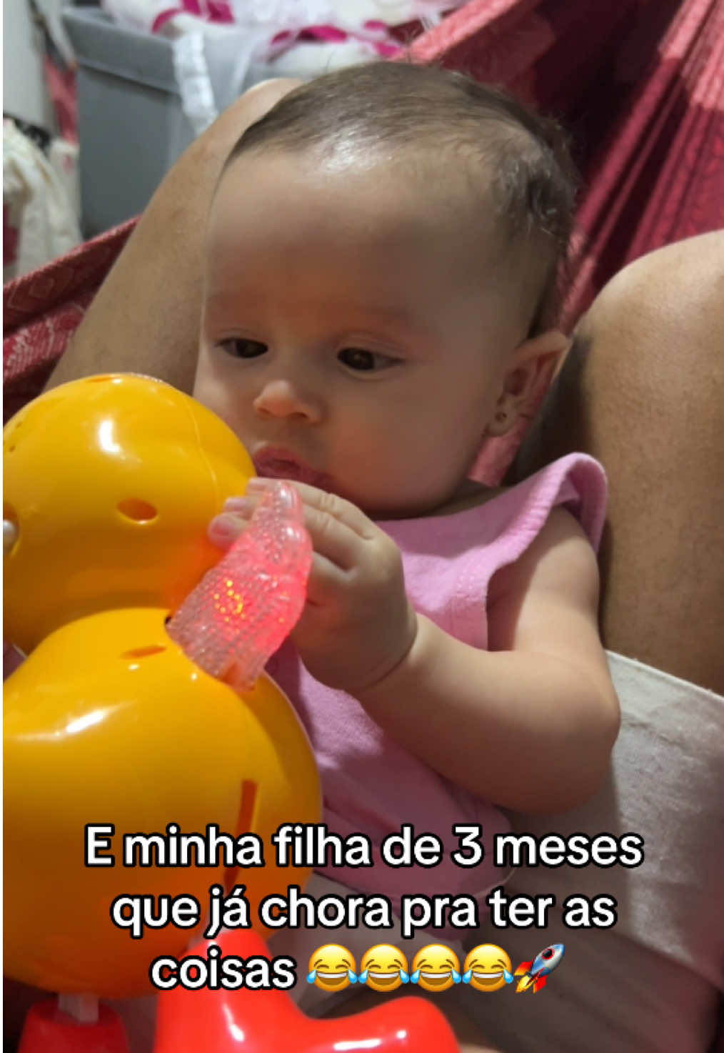 Se tomar esse pato já era 😂😂 #be #nenem #filha 